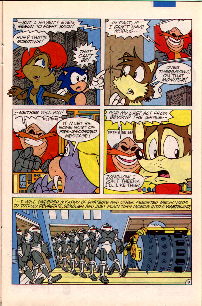 Sonic - Archie Adventure Series May 1995 Page 9